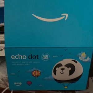 Amazon Alexa Echo Dot Kids Edition with Panda Design